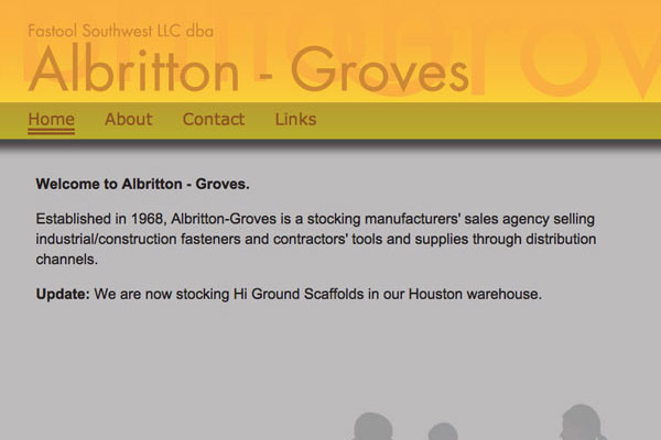 Albritton Groves Website Screenshot