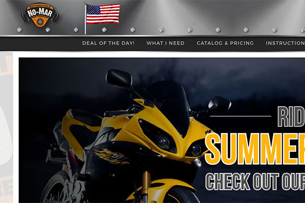 No-Mar Tire Changers Website Screenshot